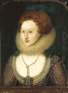 Portrait of a lady, bust-length, traditionally identified as Anne of Denmark