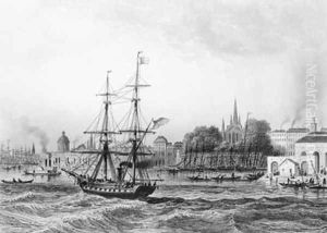 The Port of New Orleans by Charles de Lalaisse