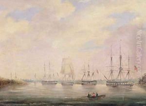 View of Port Adelaide South Australia by Colonel William Light