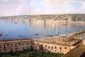 View of the Bay of Naples detail 2