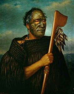 Tamati Waka Nene 1785-1871 by Gottfried Lindauer