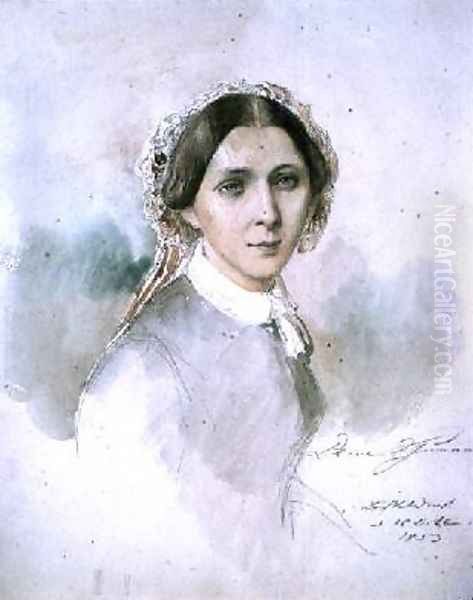 Portrait of Clara Schumann 1819-96 - view 1