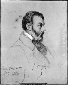 Portrait of Joseph dOrtigue 1802-66 by Jean Joseph Bonaventure Laurens