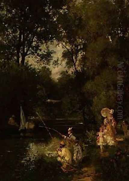 A Sunday Afternoon Fishing - view 1
