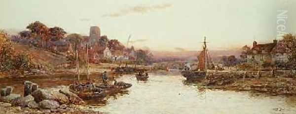 Wootton from the River 1902 - view 1