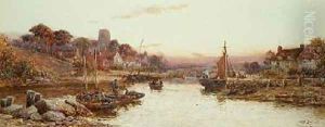 Wootton from the River 1902 by Walker Stuart Lloyd
