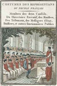 The Council of Five Hundred by Legros or Le Gros, Sauveur (Jean Saveur)