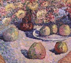 Still Life with Fruit by Gaston van Landechem