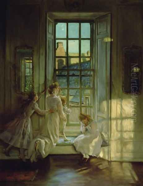 The Flight of the Swallows 1906 - view 1