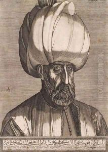 Portrait of Sultan Suleyman the Magnificent by Melchior Lorck