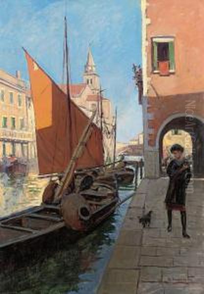 A Stroll Along A Venetian Backwater - view 1