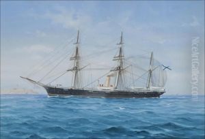 A Ship Portrait Of The Clipper "vestnik" by Gaetano Esposito