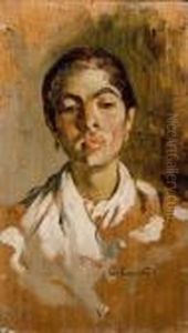 Ritratto Di Popolana by Gaetano Esposito