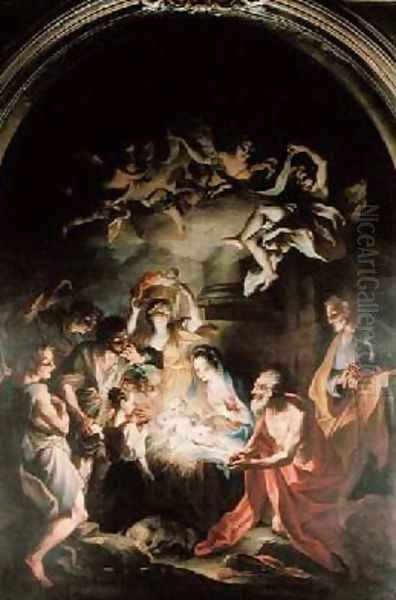 Nativity with St Jerome - view 1