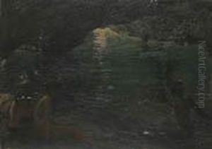 Bagnanti Nella Grotta Delle Sirene