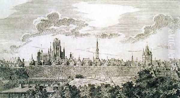View of Gdansk from the Ramparts - view 1