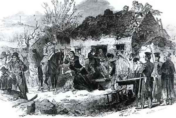 The Ejectment from The Illustrated London News - view 1
