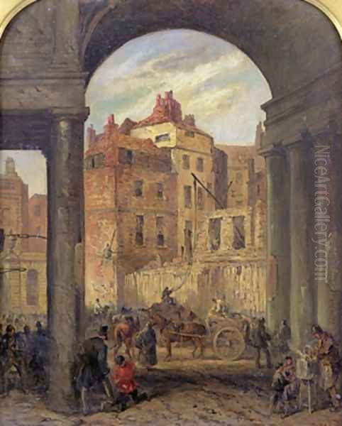 Foregate Strand Entrance to Boswell Court demolished for the site of the New Law Courts - view 1