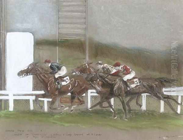 The last fence, The Grand National, 1902 - view 1