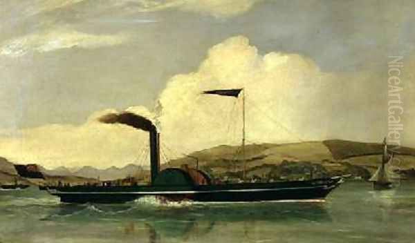 The Paddlesteamer Sovereign 1845 - view 1
