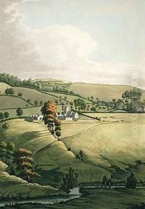Plate from An Account of the Remains of a Roman Villa Discovered at Woodchester in the County of Gloucestershire