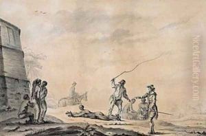 The Four Stakes 1785 by Charles de Lyver