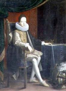 Portrait of Holy Roman Emperor Ferdinand II 1578-1637 by Francesco Ligozzi