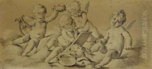 Cherubs by William Etty