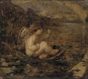 Cupid Sailing by William Etty
