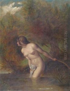 Musidora: The Bather 'at The Doubtful Breeze Alarmed' by William Etty