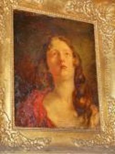 A Female Head 19thcentury by William Etty