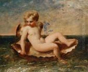 Cherub On A Half Shell