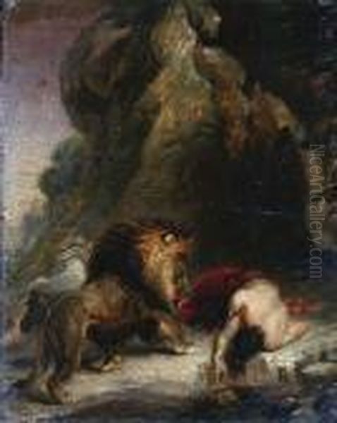 Daniel In The Lions Den - view 1