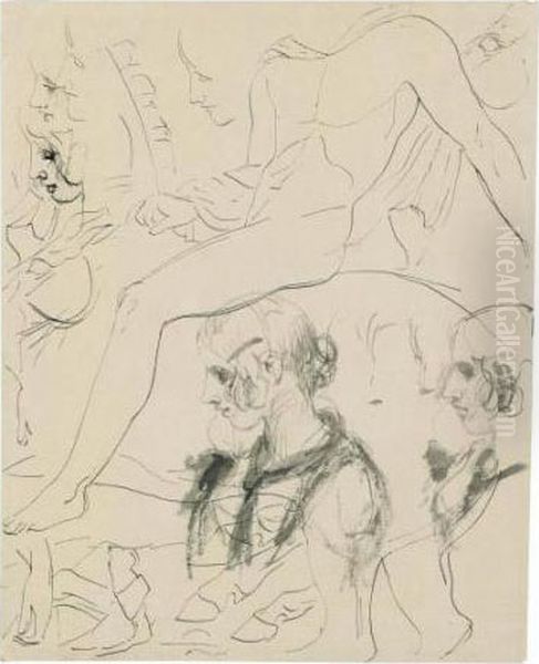 A Sheet Of Studies - view 1