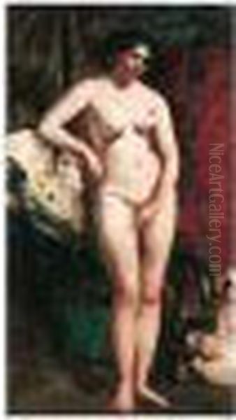 Standing Female Nude - view 1