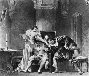 Rosine Bartholo Count Almaviva by Alfred Leon Lemercier