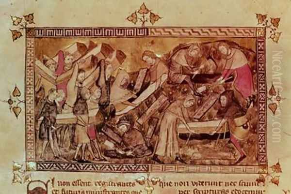 Black Death at Tournai - view 1