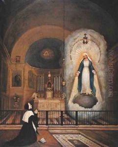 Apparition of the Virgin to St Catherine Laboure