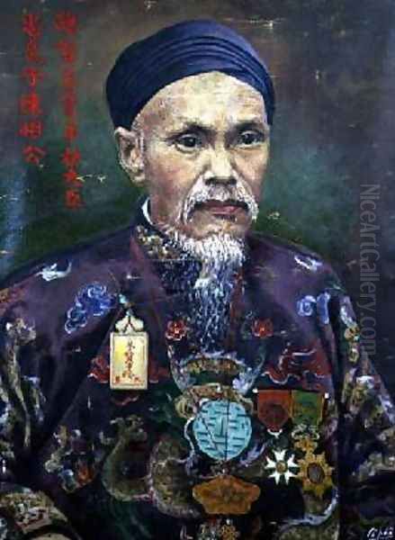 Portrait of Tran Dinh Luong a Mandarin - view 1