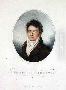 Lugwig van Beethoven 1770-1827 by Letronne, Louis Rene