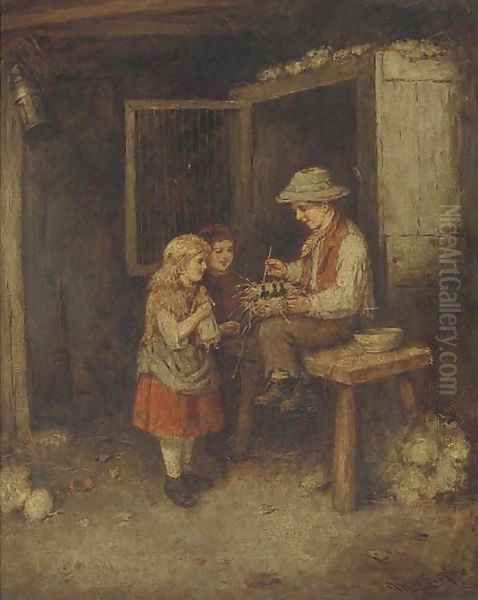 Feeding the chicks - view 1
