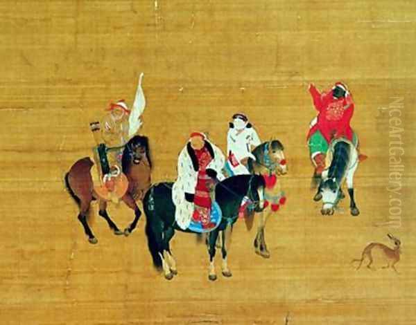 Kublai Khan 1214-94 Hunting Yuan dynasty - view 1