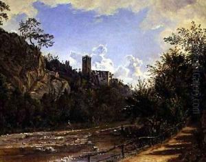 Ruins at Raubenstein by Friedrich Loos