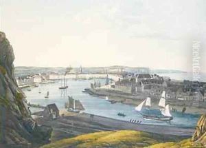View of Dieppe by Luttringshausen, Johann Heinrich