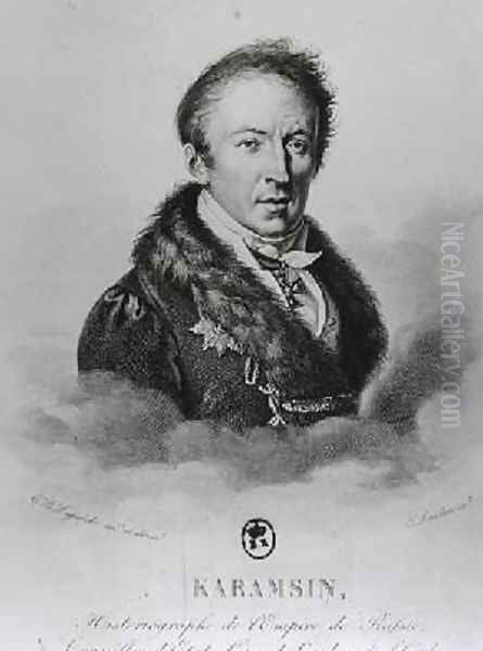 Portrait of Nikolai Mikhailovich Karamzin 1766-1826 - view 1