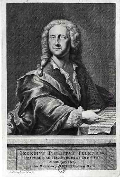 Portrait of Georg Philipp Telemann 1681-1757 - view 1