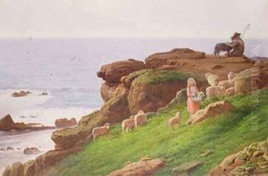 The Pet Lamb by J. Hardwicke Lewis