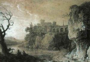 Landscape with a River and Fortified Village