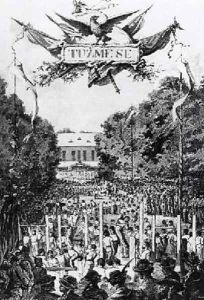 Tuzmese the effort first meeting of the Sokols in Prague by Liebscher, Adolf