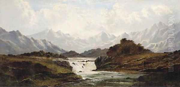 The falls of Ericht, Perthshire - view 1